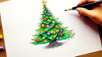 Beautiful:5-Zwrphgwa8= Christmas Tree Drawing